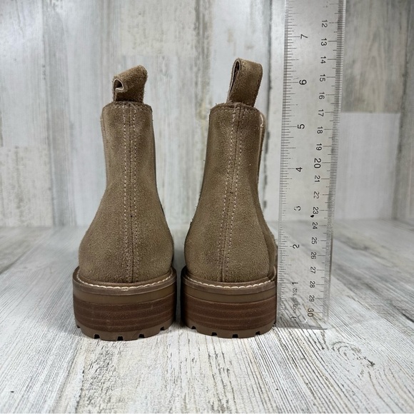 New Steve Madden Leopold Suede Leather Boot in Oatmeal #752 - Picture 8 of 12